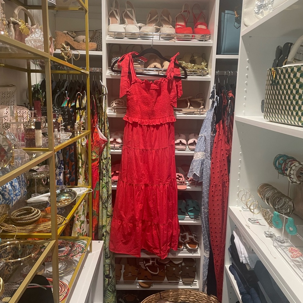 Tuckernuck Vibrant Red Dress